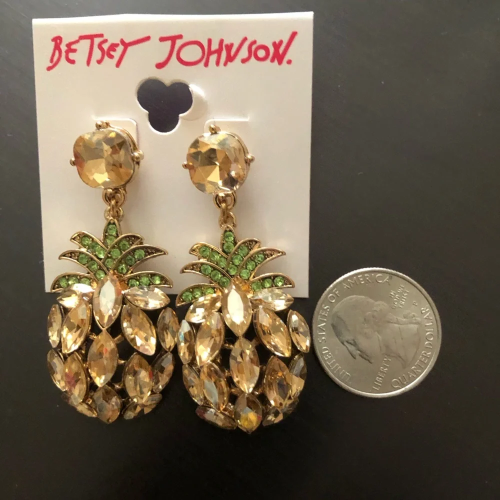 Betsey Johnson earrings brand new with tags. - Picture 3 of 4